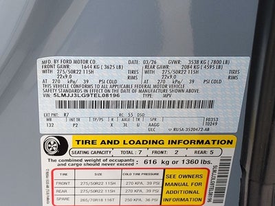 2026 Lincoln Navigator L Reserve