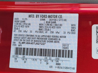 2026 Lincoln Nautilus Reserve