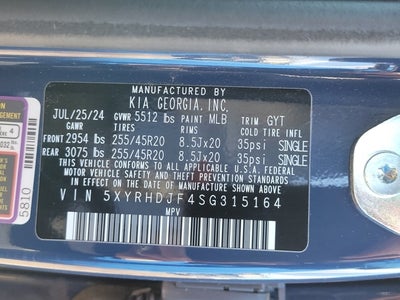 2025 Kia Sorento X-Line EX