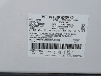 2019 Ford Explorer XLT