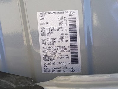 2025 Nissan Rogue Rock Creek