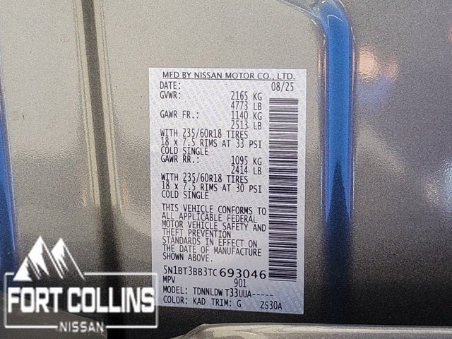 2026 Nissan Rogue SV