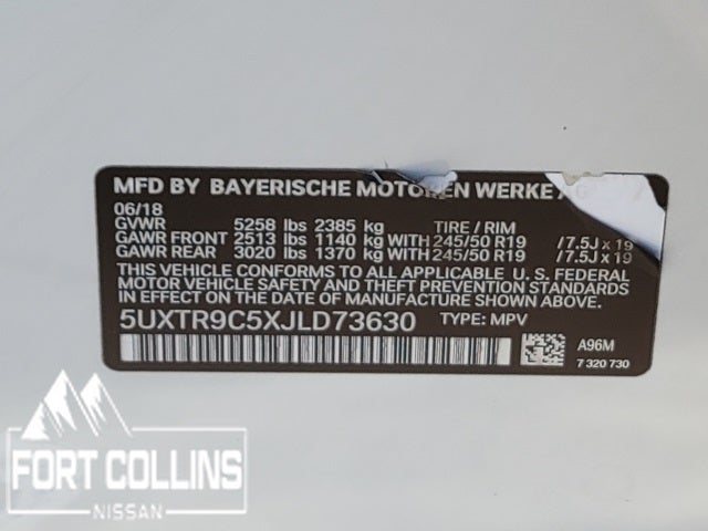 2018 BMW X3 xDrive30i