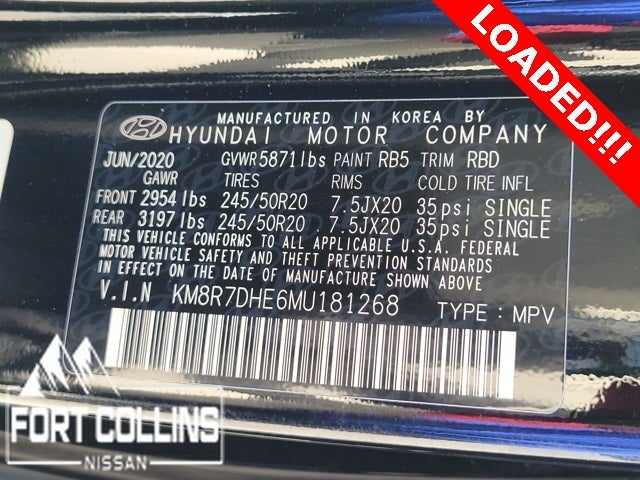 2021 Hyundai Palisade Calligraphy