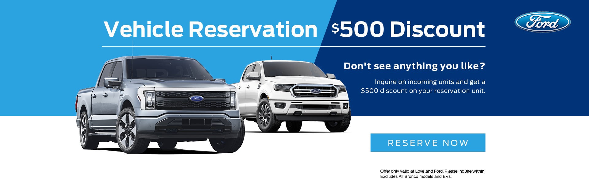 Reservation Discount